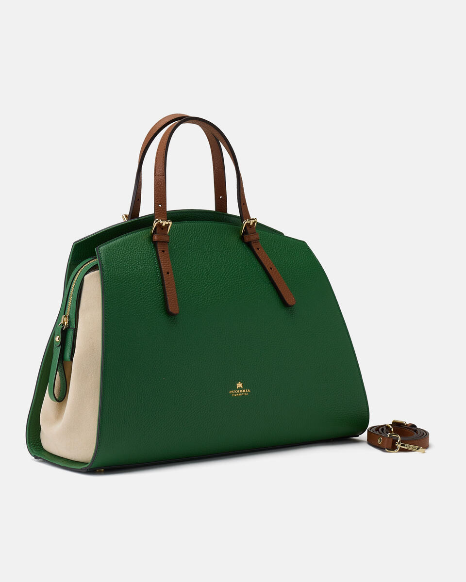 GROSSE HANDTASCHE Aloeproseccocaramel  - Handtaschen - Damen Taschen - Tasche - Cuoieria Fiorentina
