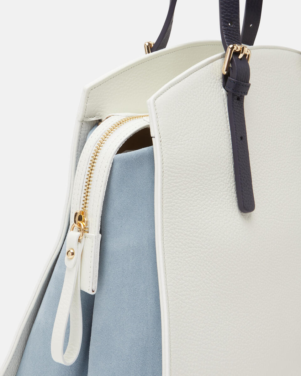 GROSSE HANDTASCHE Weiss  - Handtaschen - Damen Taschen - Tasche - Cuoieria Fiorentina