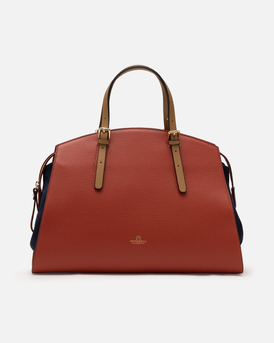 GROSSE HANDTASCHE Brickoceanodesert  - Handtaschen - Damen Taschen - Tasche - Cuoieria Fiorentina