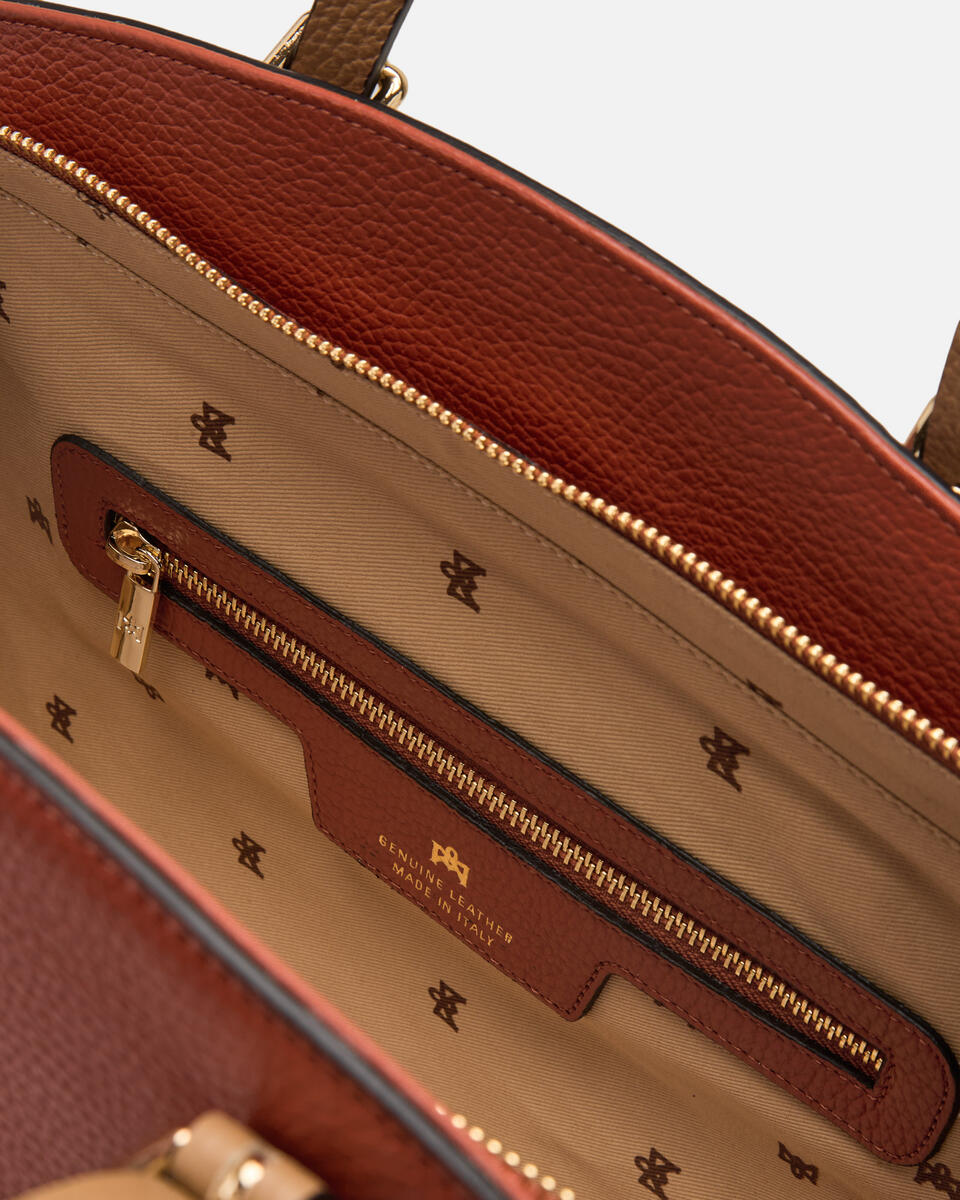 GROSSE HANDTASCHE Brickoceanodesert  - Handtaschen - Damen Taschen - Tasche - Cuoieria Fiorentina