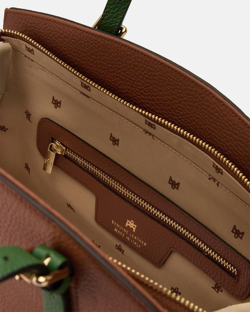 GROSSE HANDTASCHE Caramelproseccoaloe  - Handtaschen - Damen Taschen - Tasche - Cuoieria Fiorentina