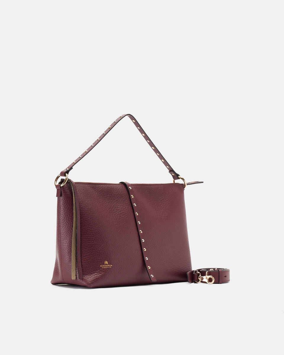 TOTE BAG Bordeaux  - Schultertaschen - Damen Taschen - Tasche - Cuoieria Fiorentina