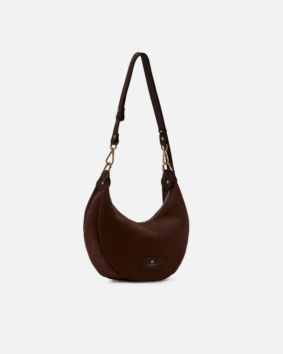 KLEINE SCHULTERTASCHE Schokolade  - Schultertaschen - Damen Taschen - Tasche - Cuoieria Fiorentina
