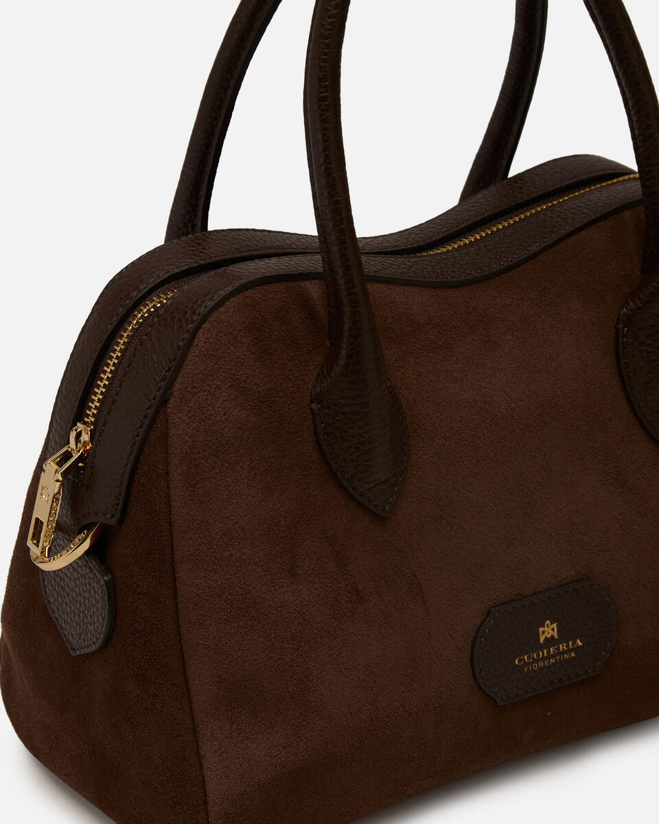 KLEINE HANDTASCHE Schokolade  - Handtaschen - Damen Taschen - Tasche - Cuoieria Fiorentina