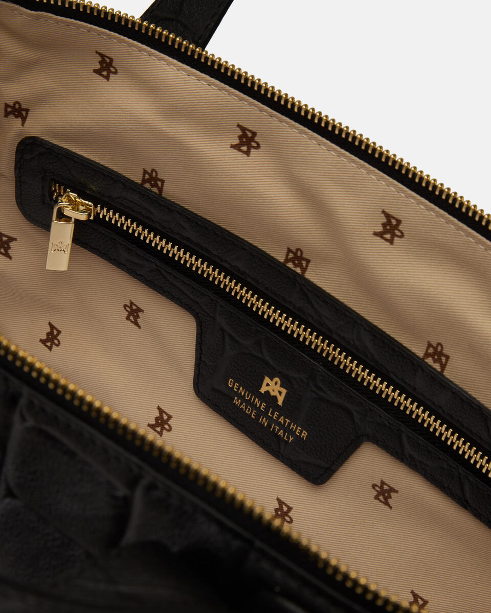 DUFFLE BAG Schwarz  - Cuoieria Fiorentina