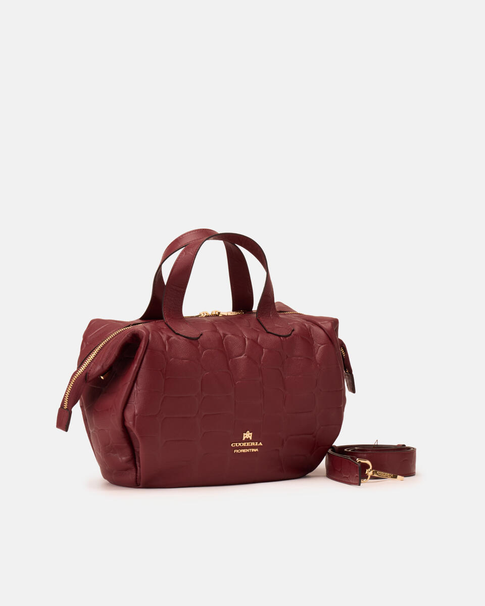KLEINE TOTE BAG Rubin-farbe  - Cuoieria Fiorentina