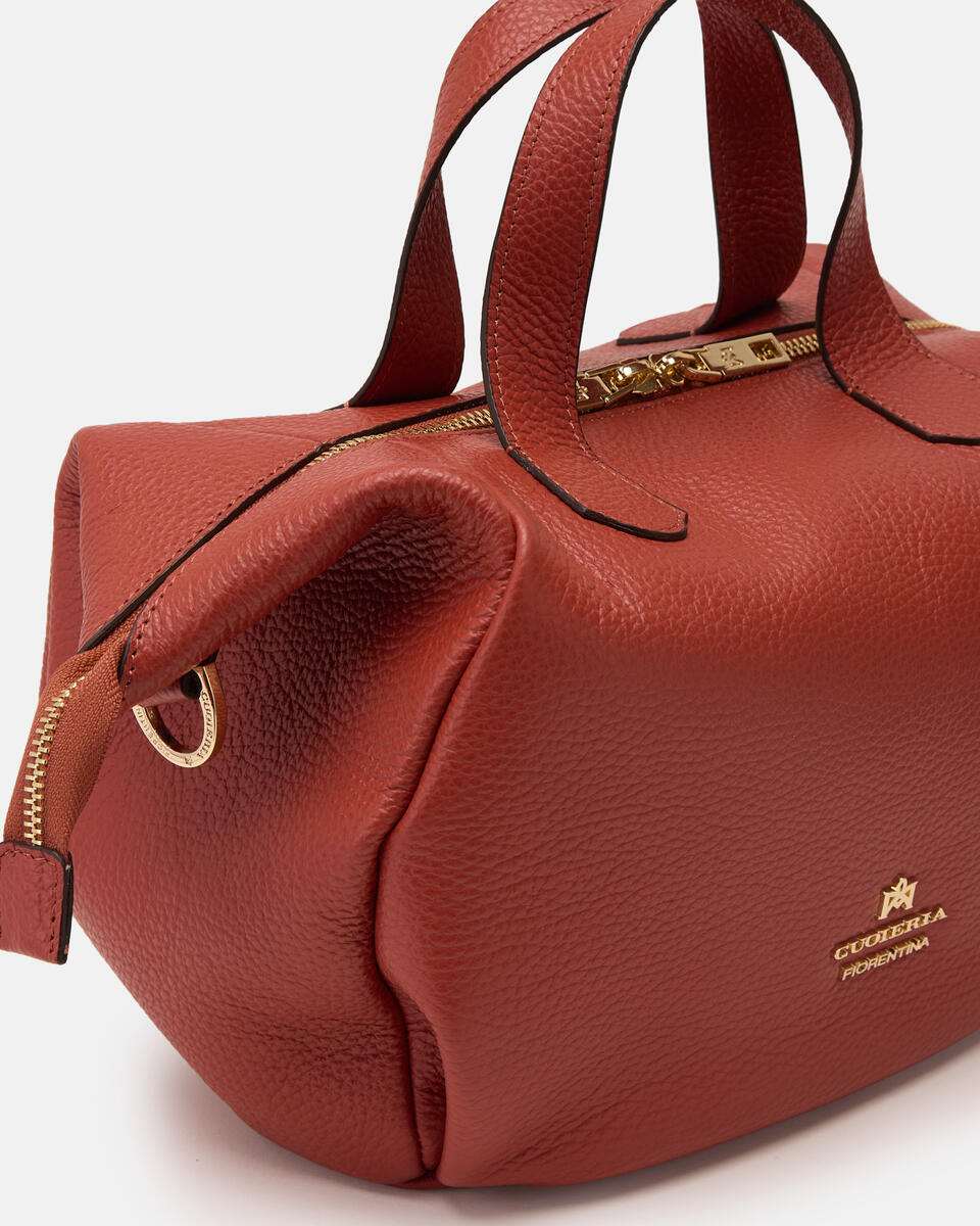 KLEINE DUFFLE Brick  - Handtaschen - Damen Taschen - Tasche - Cuoieria Fiorentina
