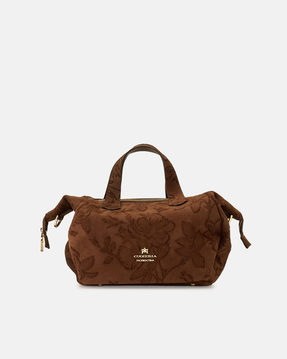 KLEINE DUFFLE Schokolade  - Handtaschen - Damen Taschen - Tasche - Cuoieria Fiorentina