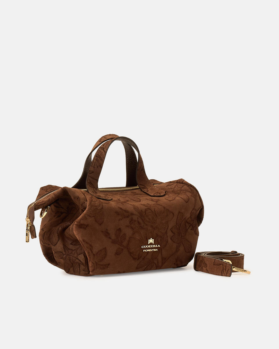 KLEINE DUFFLE Schokolade  - Handtaschen - Damen Taschen - Tasche - Cuoieria Fiorentina