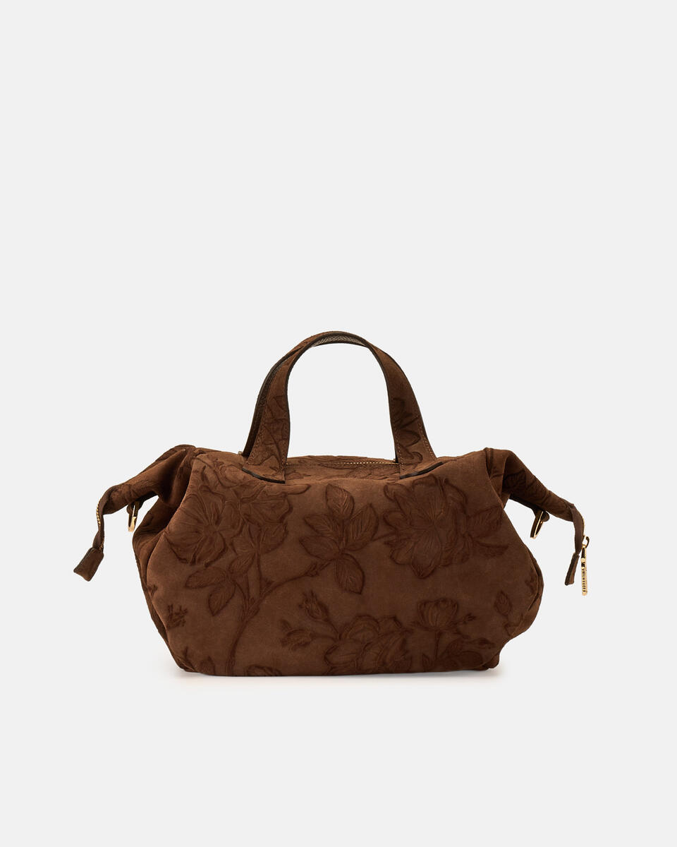 KLEINE DUFFLE Schokolade  - Handtaschen - Damen Taschen - Tasche - Cuoieria Fiorentina