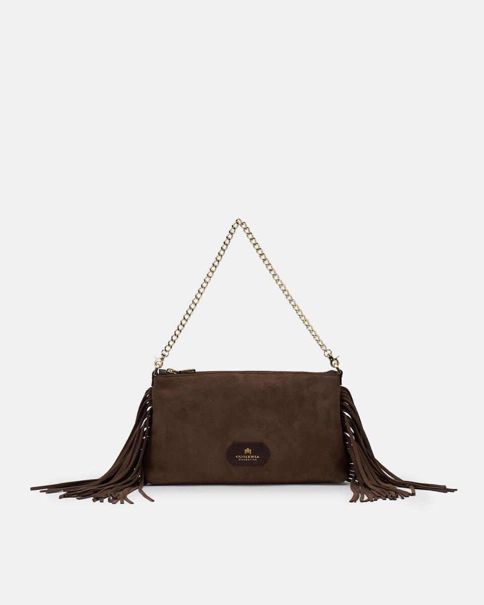 POUCH Schokolade  - Handtaschen - Damen Taschen - Tasche - Cuoieria Fiorentina