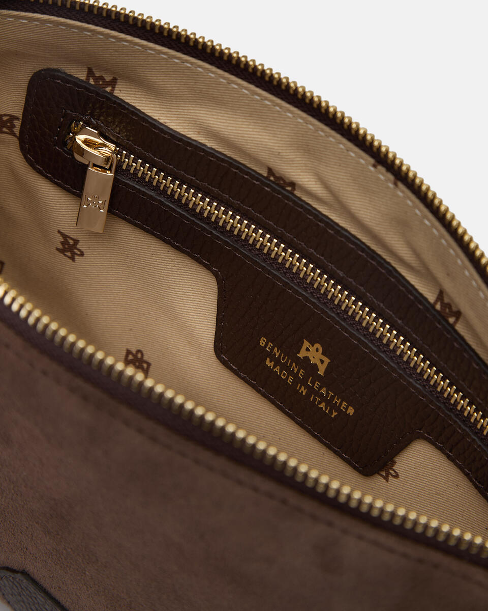 POUCH Schokolade  - Handtaschen - Damen Taschen - Tasche - Cuoieria Fiorentina