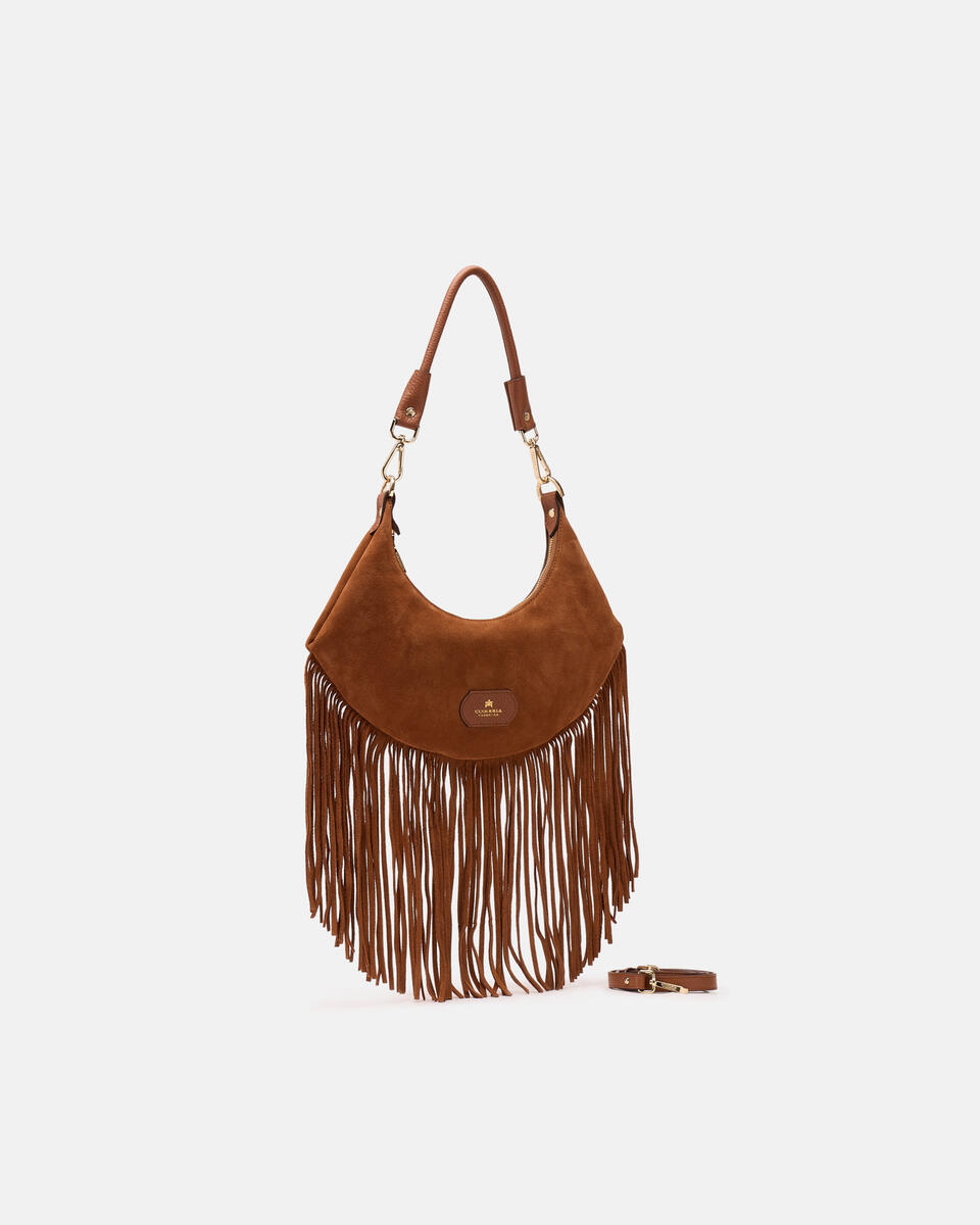 KLEINE SCHULTERTASCHE Karamell  - Schultertaschen - Damen Taschen - Tasche - Cuoieria Fiorentina