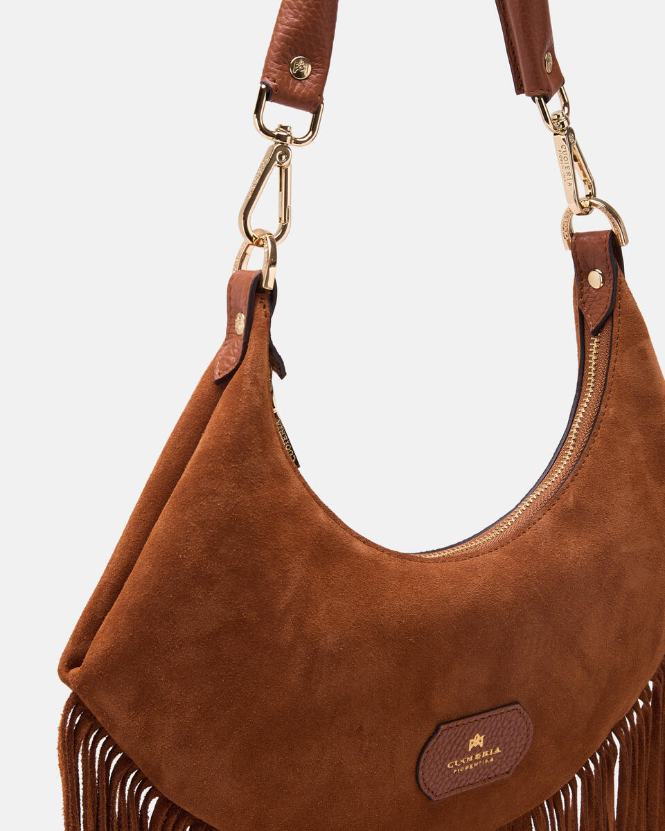 KLEINE SCHULTERTASCHE Karamell  - Schultertaschen - Damen Taschen - Tasche - Cuoieria Fiorentina
