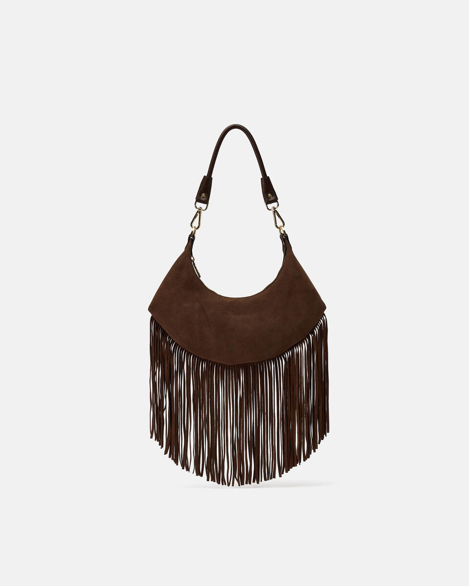 KLEINE SCHULTERTASCHE Schokolade  - Schultertaschen - Damen Taschen - Tasche - Cuoieria Fiorentina