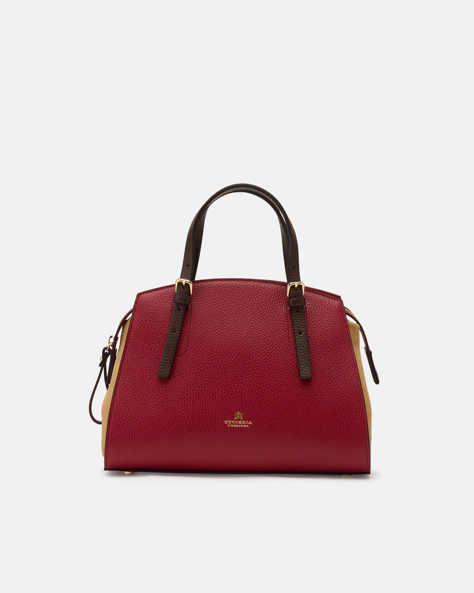 KLEINE HANDTASCHE Cherrydesertdunkelbraun  - Cuoieria Fiorentina