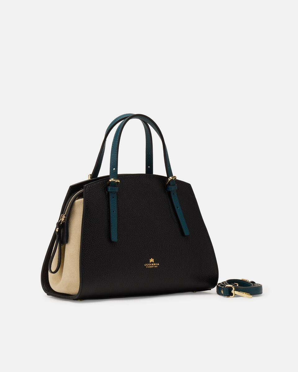 KLEINE HANDTASCHE Schwarzproseccoerdol  - Cuoieria Fiorentina