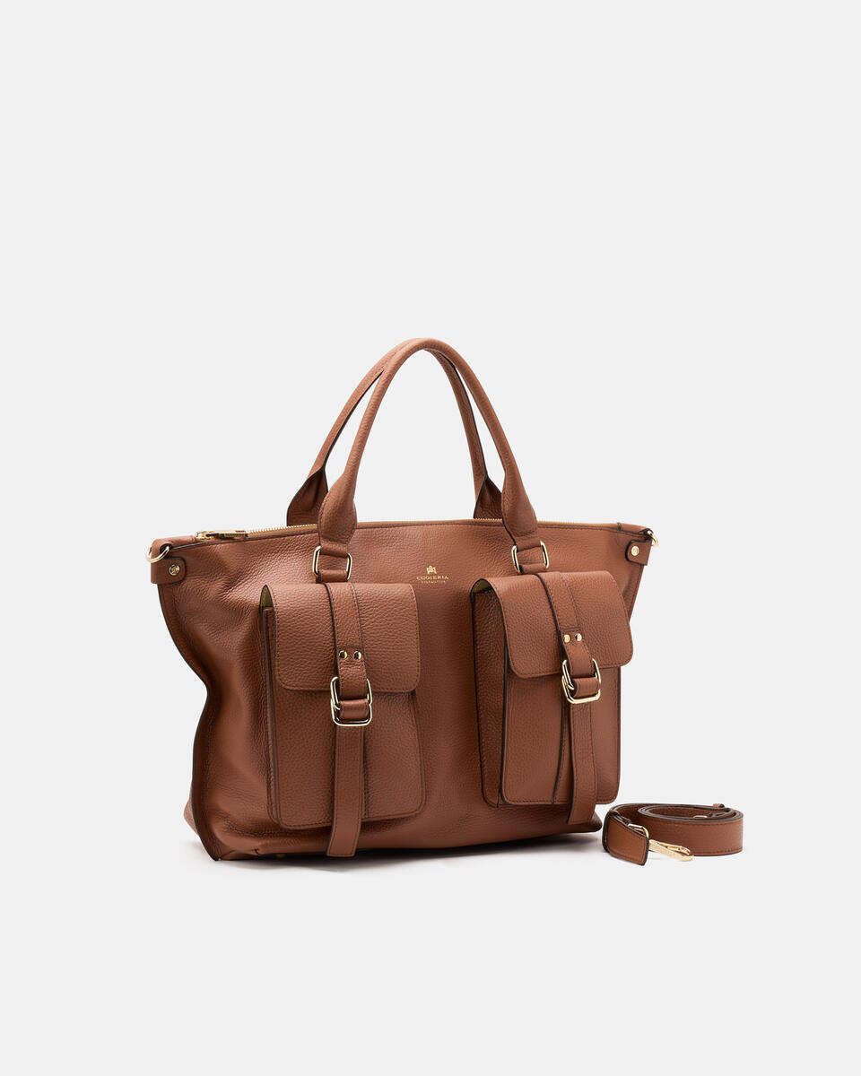 HANDTASCHE Karamell  - Handtaschen - Damen Taschen - Tasche - Cuoieria Fiorentina