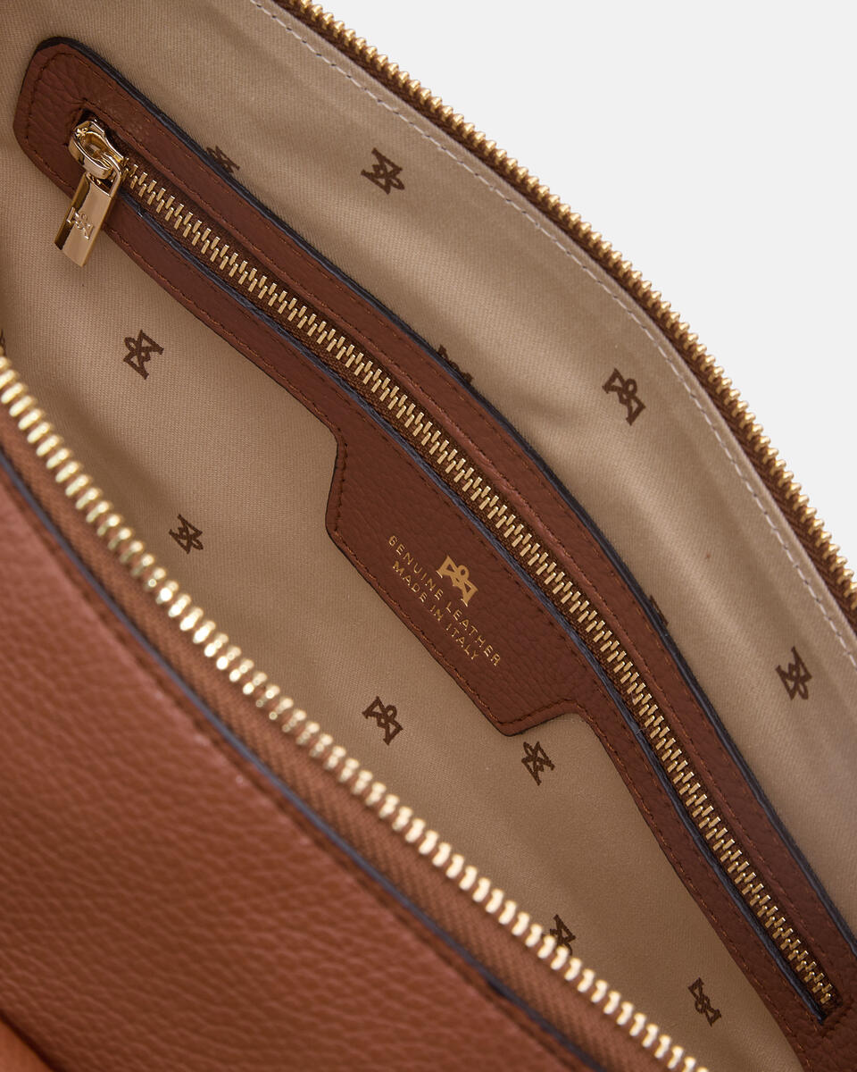 HANDTASCHE Karamell  - Handtaschen - Damen Taschen - Tasche - Cuoieria Fiorentina