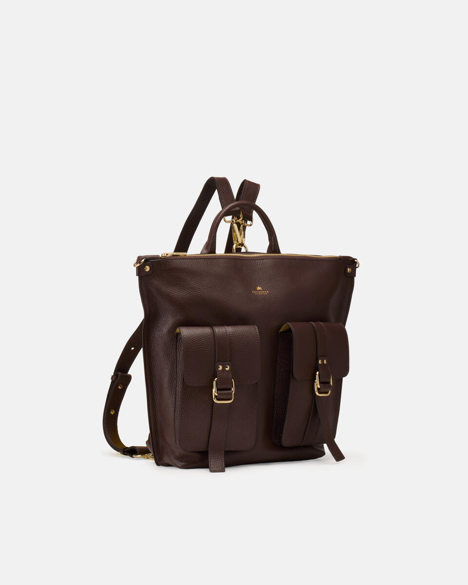 RUCKSACK Schokolade  - Cuoieria Fiorentina
