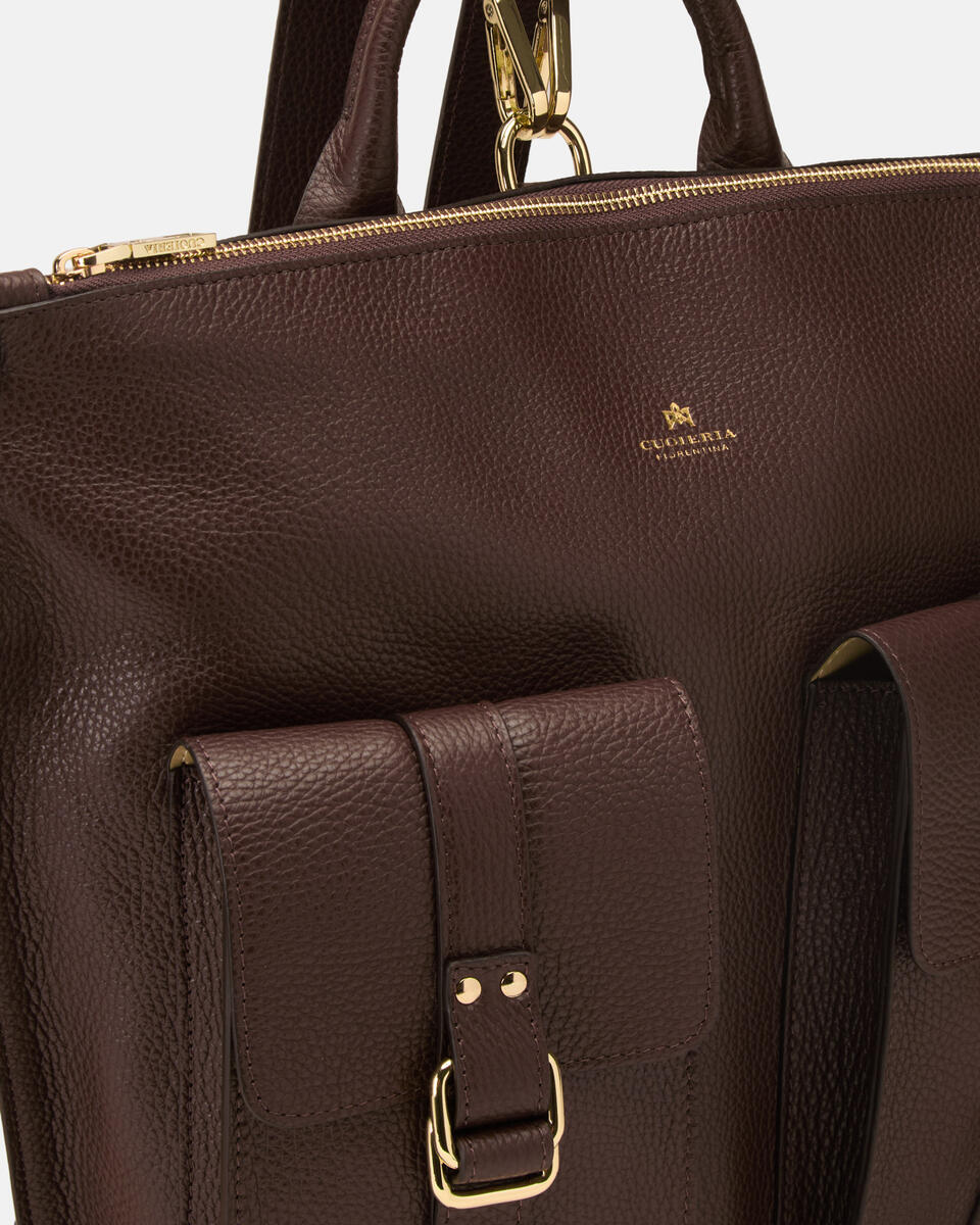 RUCKSACK Schokolade  - Cuoieria Fiorentina