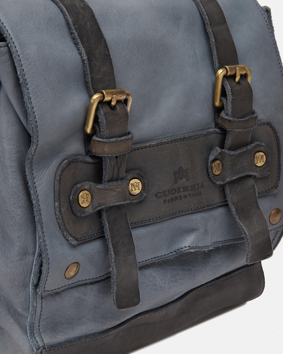 MESSENGER Denim  - Schultergut - Herren Taschen - Tasche - Cuoieria Fiorentina