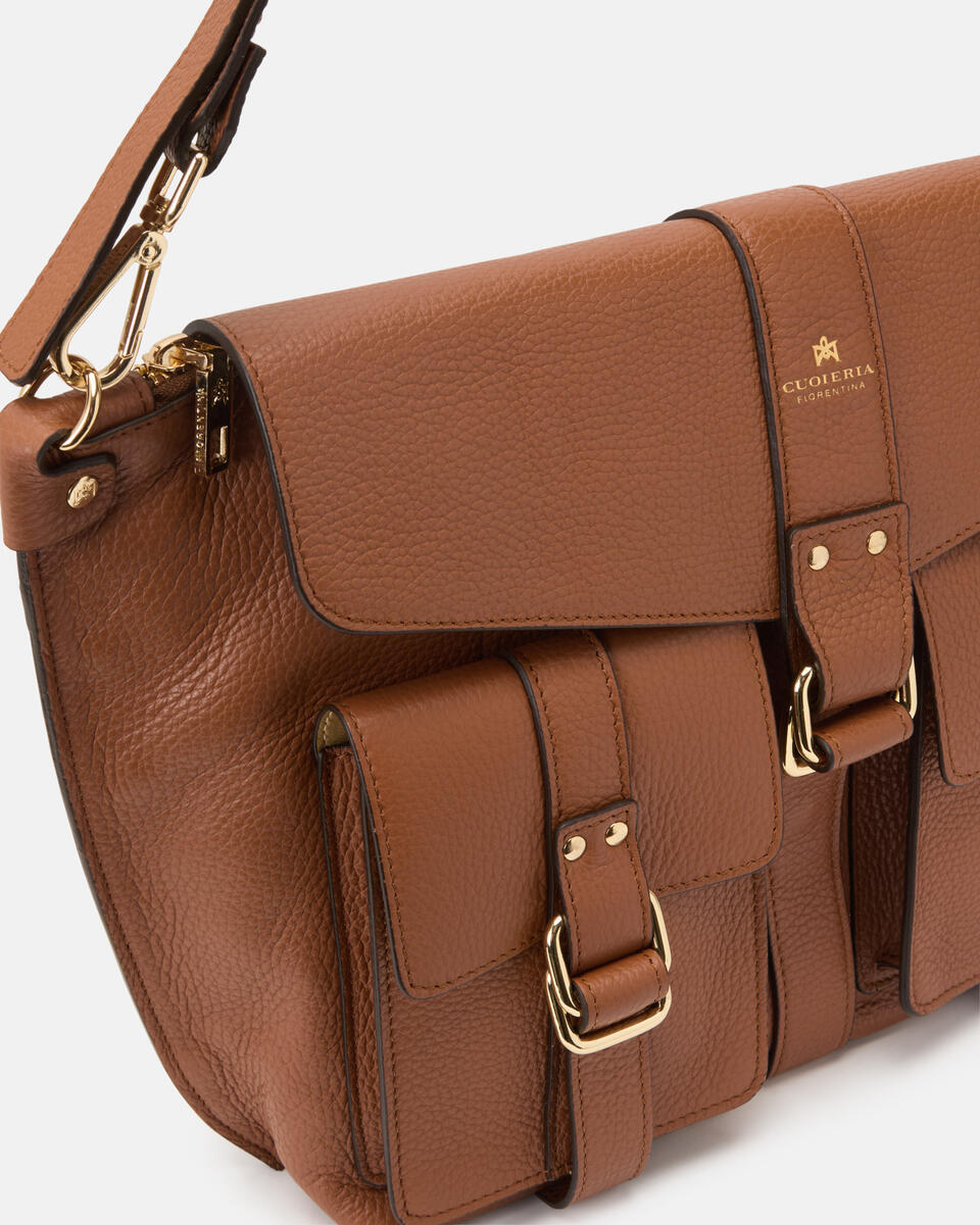MESSENGER Karamell  - Messanger - Damen Taschen - Tasche - Cuoieria Fiorentina