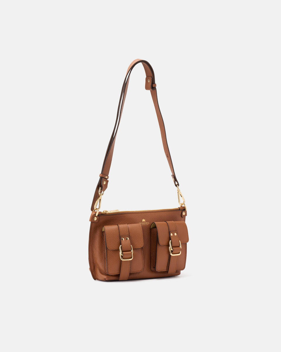 Kleine umhängetasche Karamell  - Schultergut - Damen Taschen - Tasche - Cuoieria Fiorentina
