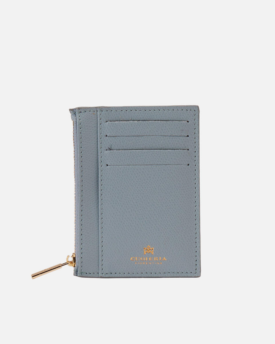 Kartenhalter mit Reißverschluss Zuckerpapier  - Damen Brieftaschen - Brieftaschen - Cuoieria Fiorentina