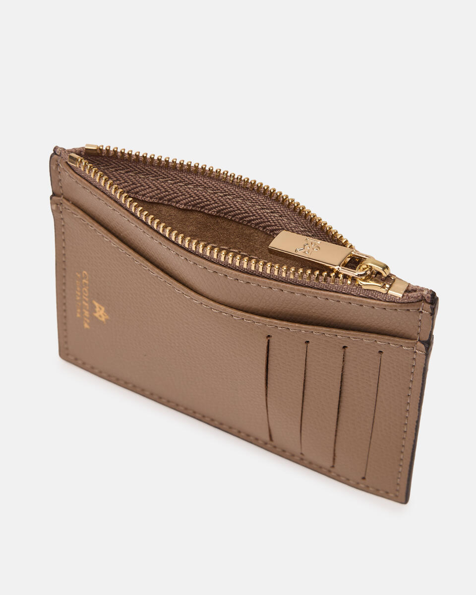 Kartenhalter mit Reißverschluss Desert  - Cuoieria Fiorentina