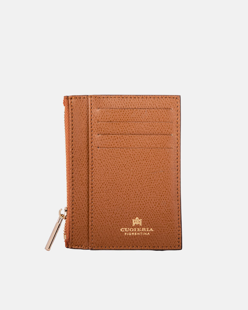 Kartenhalter mit Reißverschluss Lion  - Damen Brieftaschen - Damen Brieftaschen - Brieftaschen - Cuoieria Fiorentina