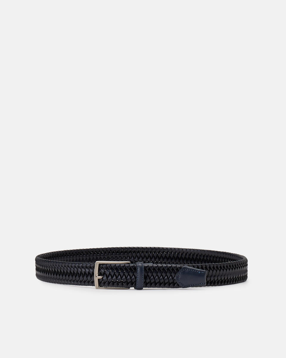 ELASTISCHER GÜRTEL Blau  - Herren Gürtel - Gürtel - Cuoieria Fiorentina