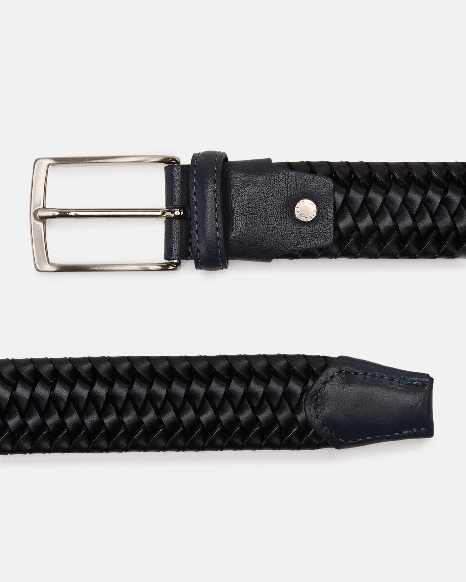 ELASTISCHER GÜRTEL Blau  - Herren Gürtel - Gürtel - Cuoieria Fiorentina