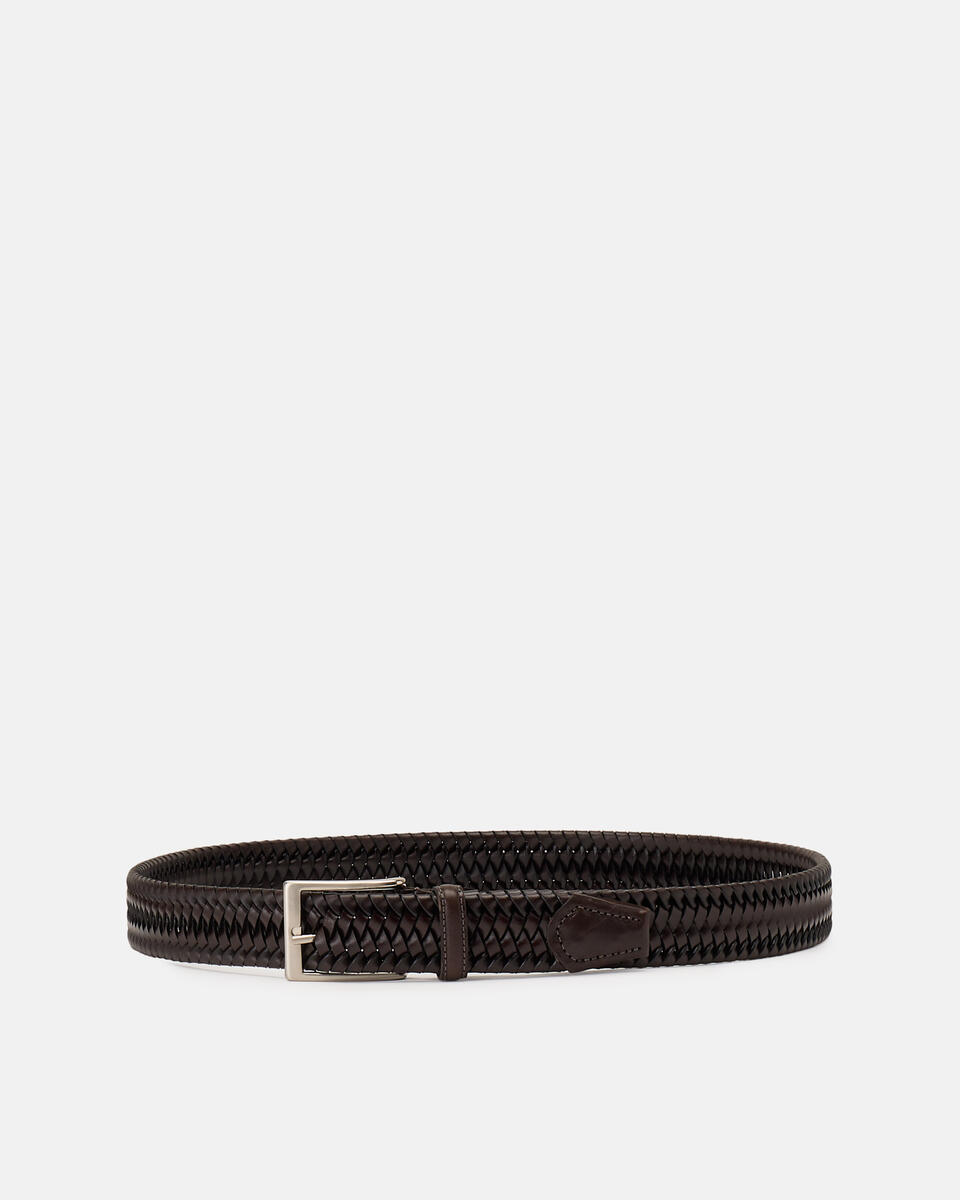 ELASTISCHER GÜRTEL Dunkelbraun  - Herren Gürtel - Gürtel - Cuoieria Fiorentina