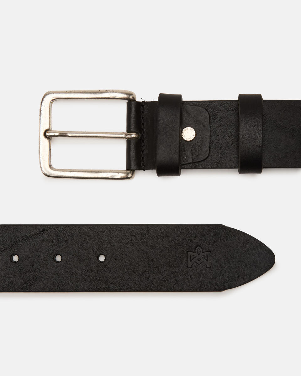 Freizeitgürtel Schwarz  - Herren Gürtel - Gürtel - Cuoieria Fiorentina