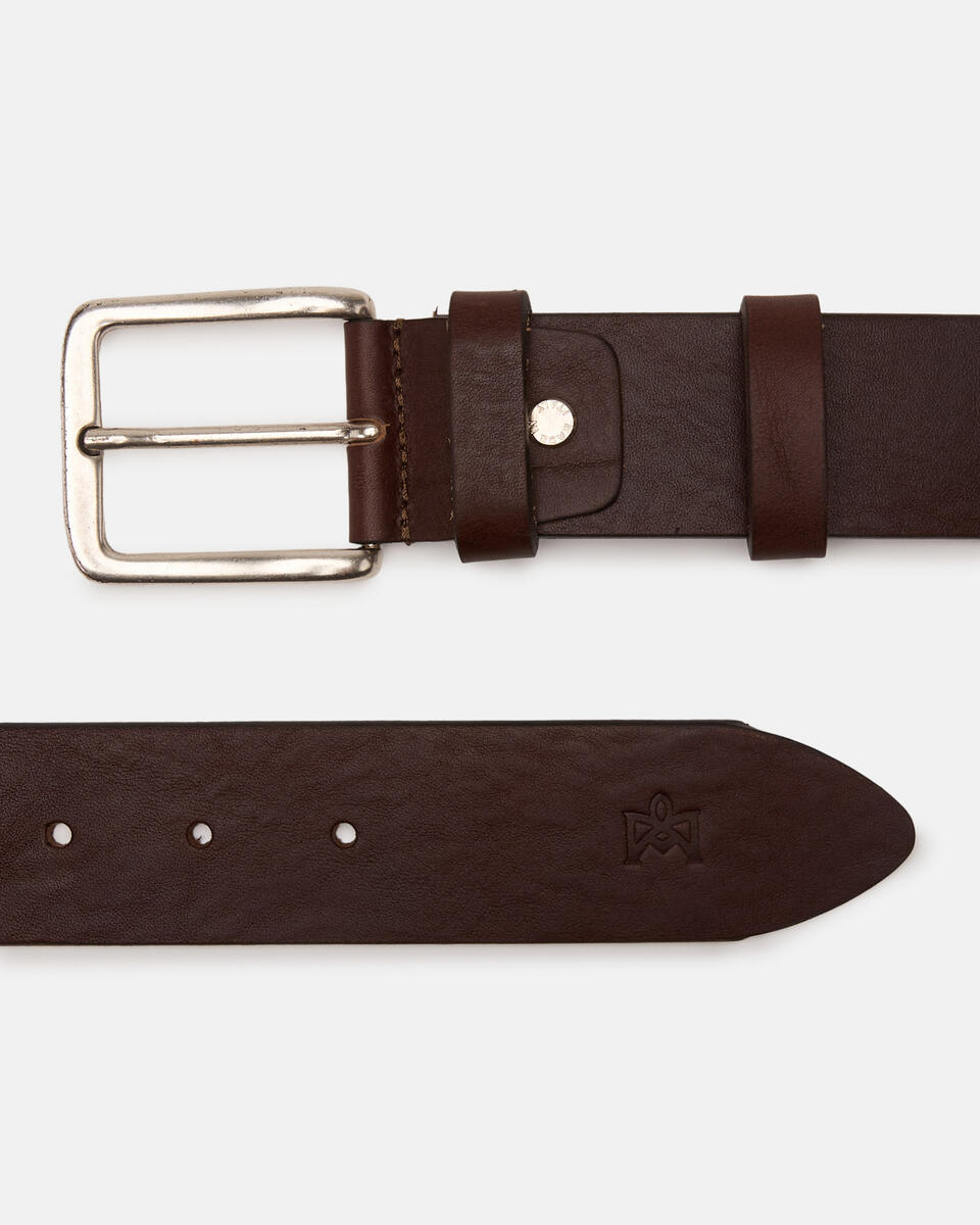 Freizeitgürtel Dunkelbraun  - Herren Gürtel - Gürtel - Cuoieria Fiorentina