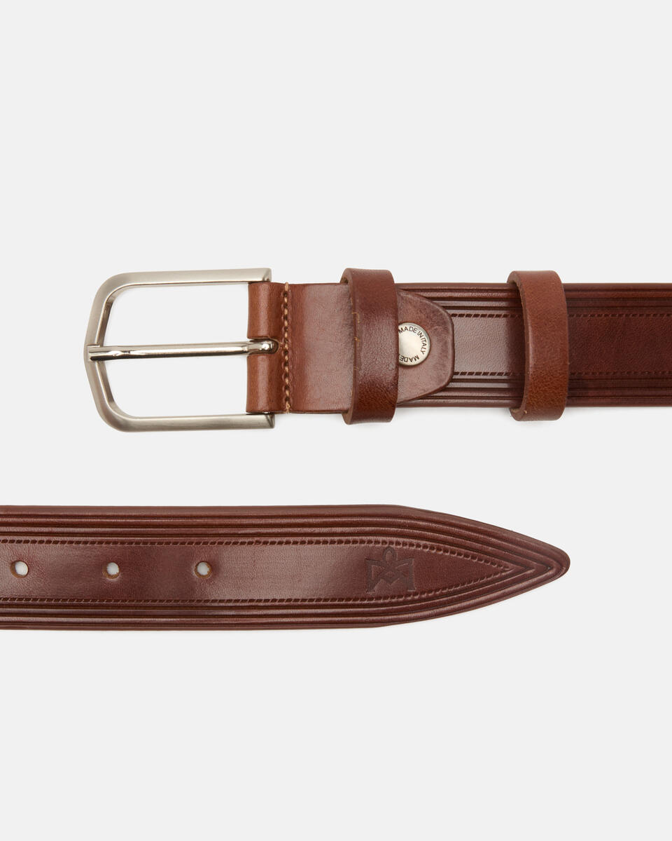 Gürtel mit Muster Burned  - Herren Gürtel - Gürtel - Cuoieria Fiorentina