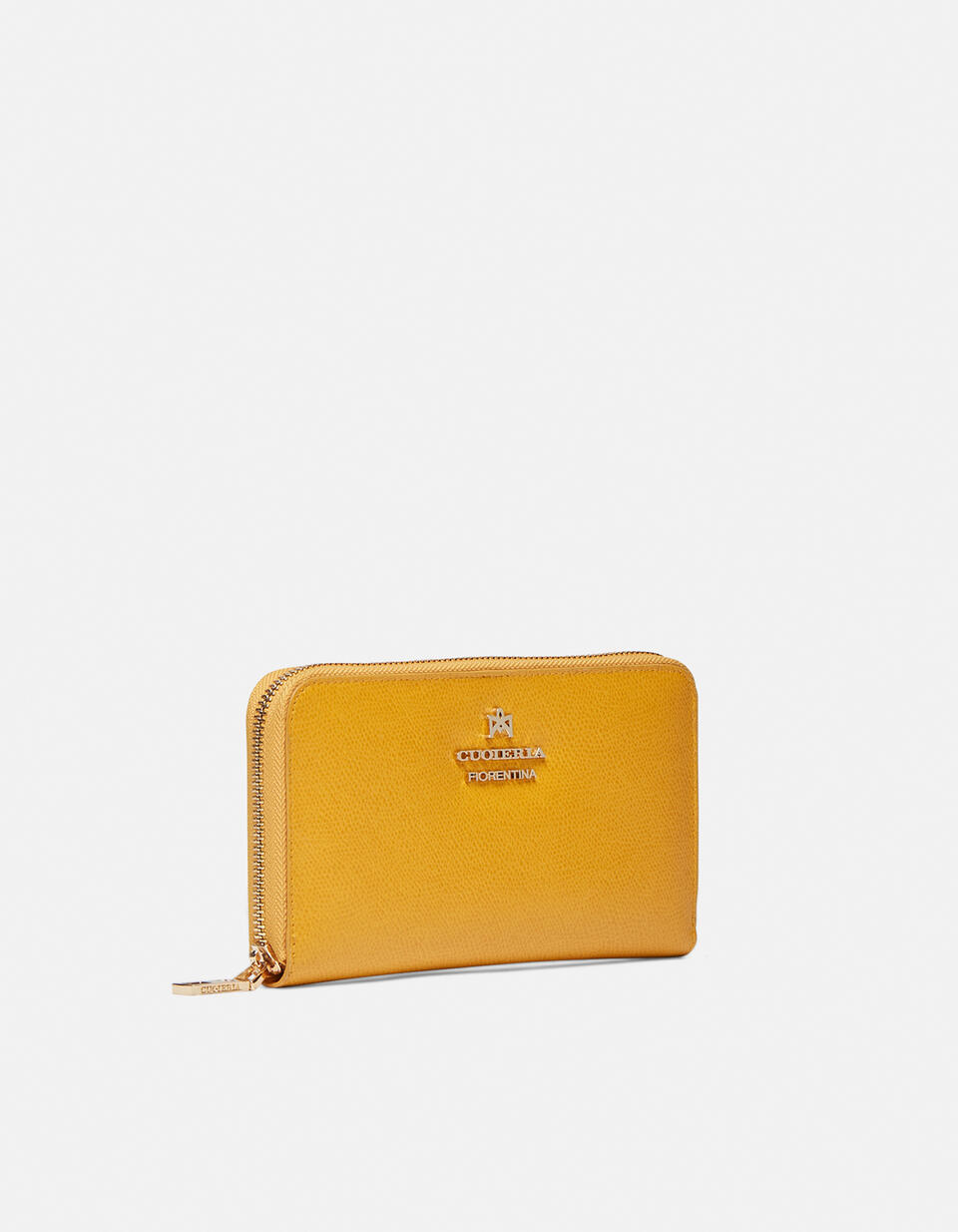 Brieftasche mit Reißverschluss Gelb  - Zubehor - Special Price - Cuoieria Fiorentina