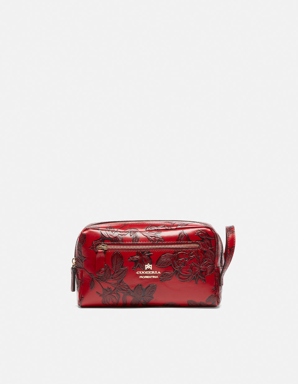 Make Up Tasche Rot  - Necessaire - Damen Zubehör - Zubehor - Cuoieria Fiorentina