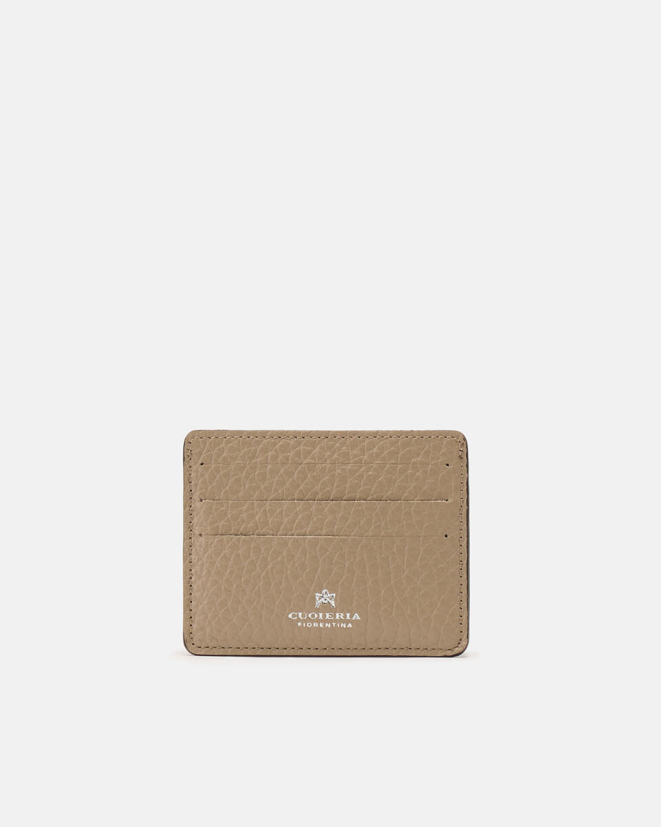 KARTENHALTER Taupe  - Damen Brieftaschen - Herren Brieftaschen - Brieftaschen - Cuoieria Fiorentina