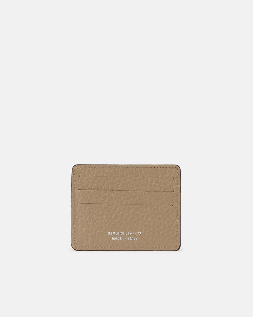 KARTENHALTER Taupe  - Damen Brieftaschen - Herren Brieftaschen - Brieftaschen - Cuoieria Fiorentina