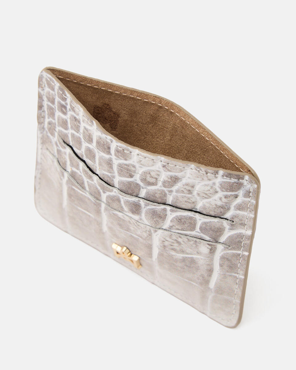 Kartenhalter Elfenbein  - Damen Brieftaschen - Brieftaschen - Cuoieria Fiorentina