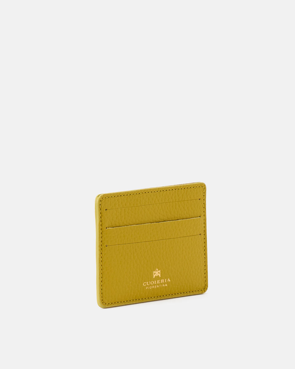 Kartenhalter Acid green  - Damen Brieftaschen - Brieftaschen - Cuoieria Fiorentina
