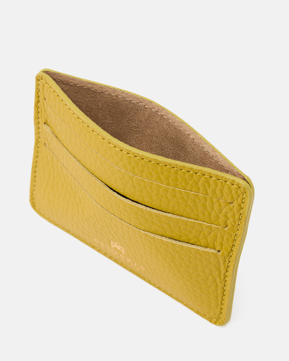 Kartenhalter Acid green  - Damen Brieftaschen - Brieftaschen - Cuoieria Fiorentina