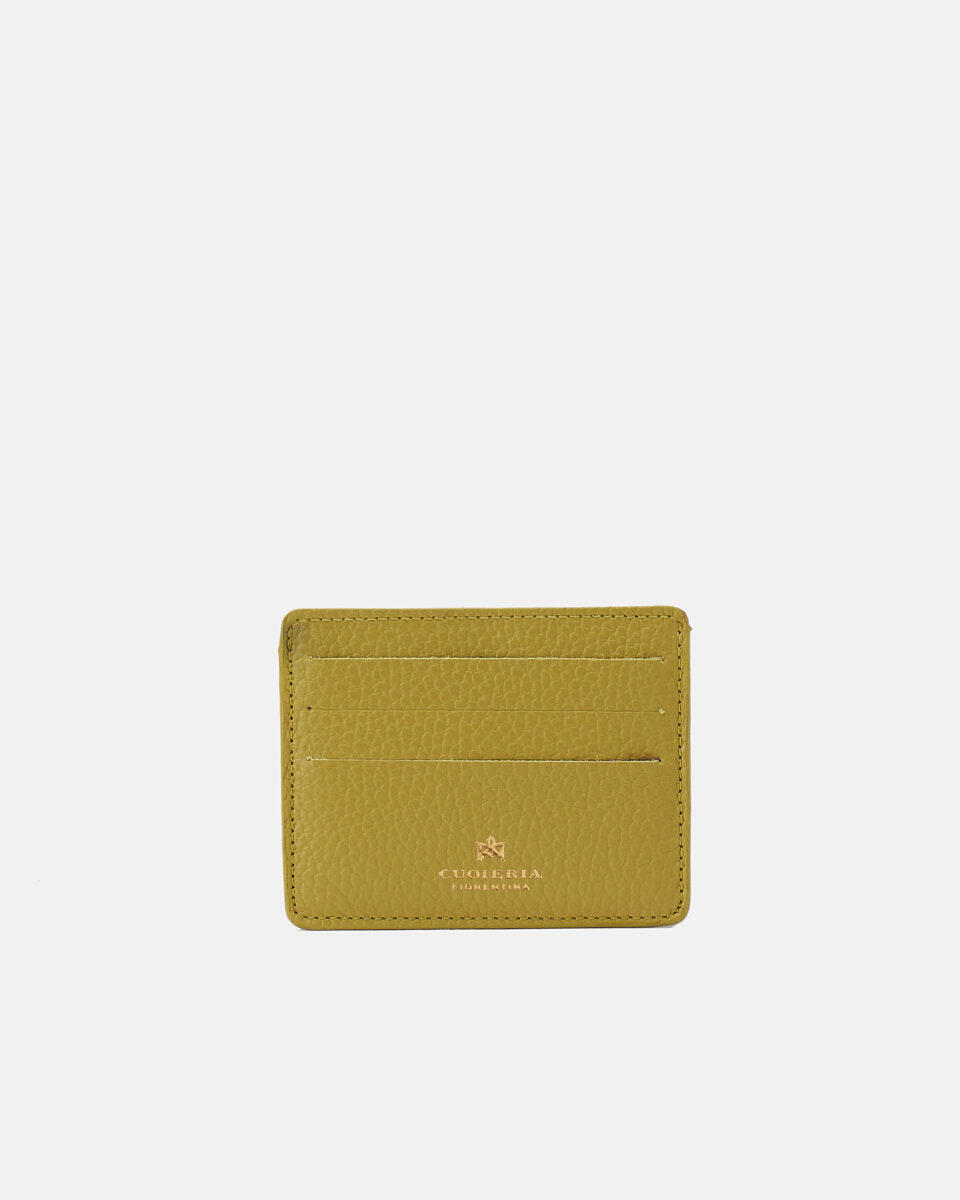 Kartenhalter Lime  - Damen Brieftaschen - Brieftaschen - Cuoieria Fiorentina