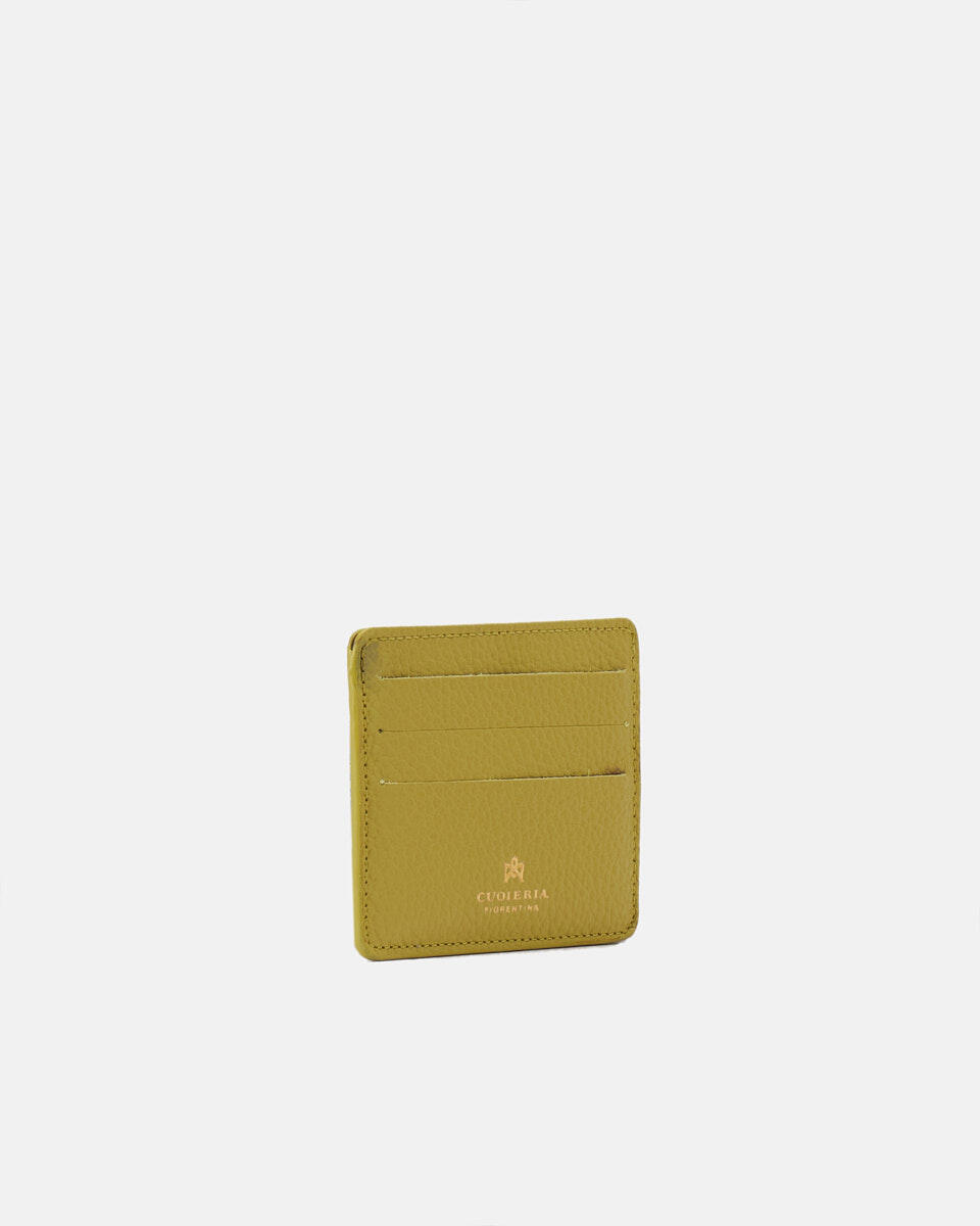 Kartenhalter Lime  - Damen Brieftaschen - Brieftaschen - Cuoieria Fiorentina