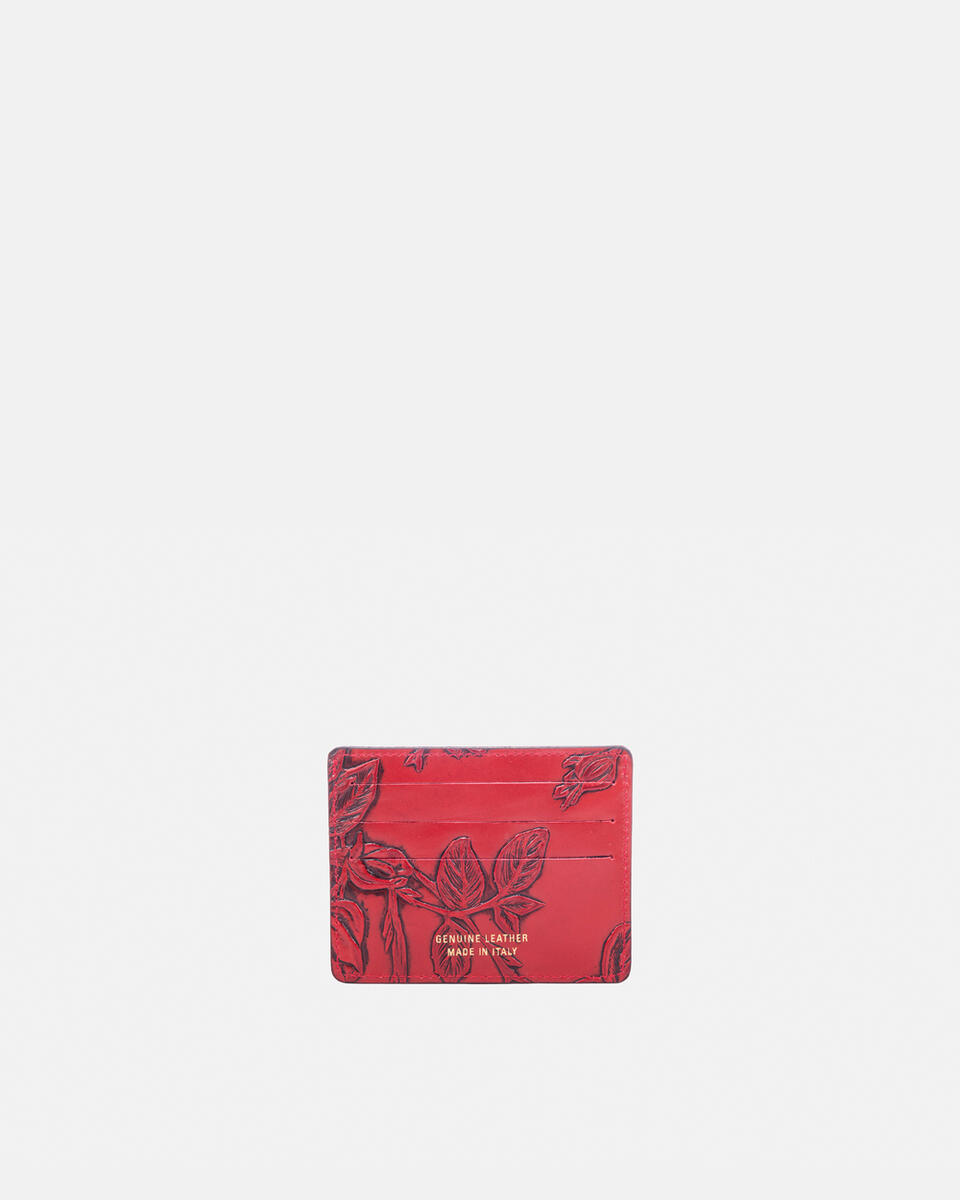 Kartenhalter Rot  - Damen Brieftaschen - Damen Brieftaschen - Brieftaschen - Cuoieria Fiorentina