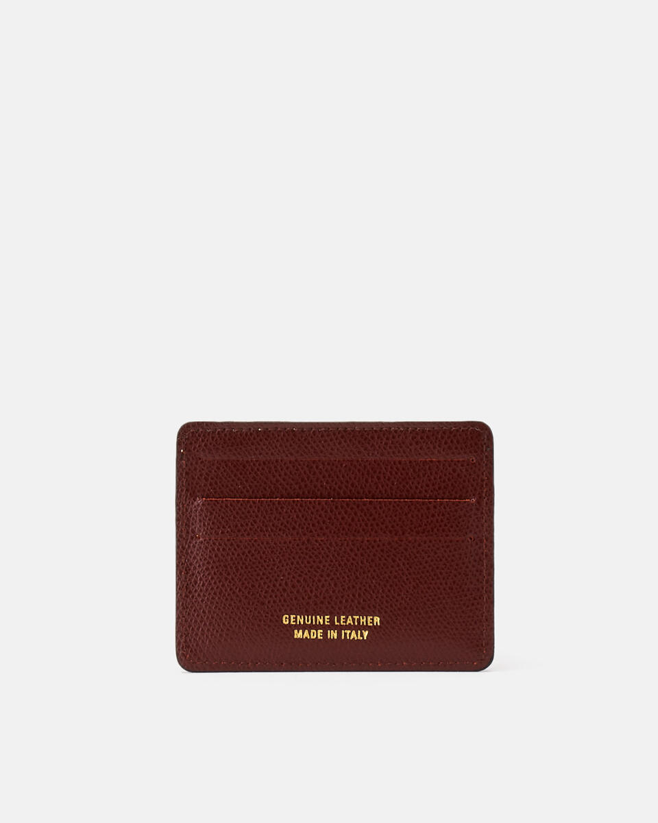 Kartenhalter Bordeaux  - Damen Brieftaschen - Damen Brieftaschen - Brieftaschen - Cuoieria Fiorentina