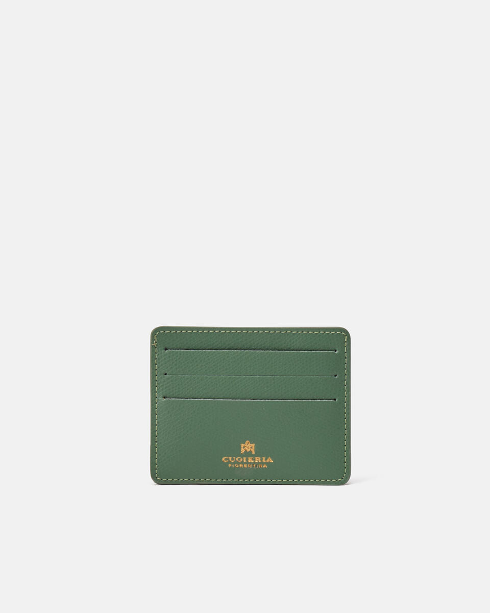 Kartenhalter Salbei  - Damen Brieftaschen - Brieftaschen - Cuoieria Fiorentina