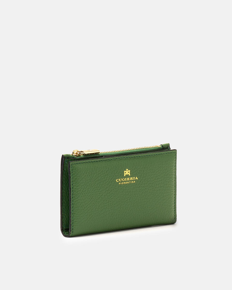 Vertikale Kartenhalter Aloe  - Damen Brieftaschen - Damen Brieftaschen - Brieftaschen - Cuoieria Fiorentina